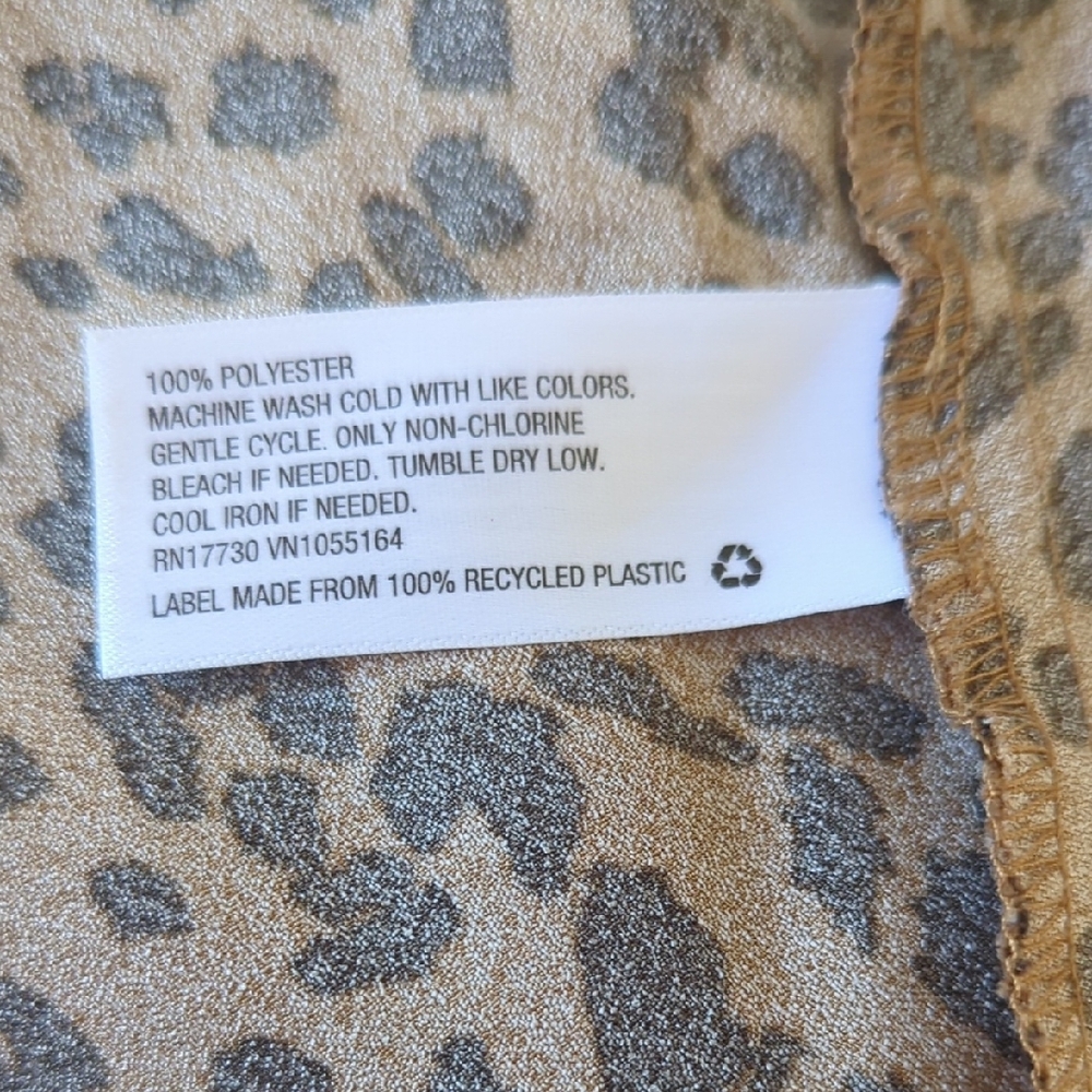 a new day Animal Leopard Print Slip Dress Medium - Picture 8 of 10